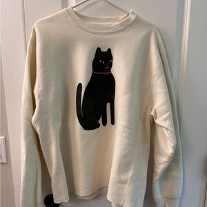 Yarrow Goods Cream Cat Sweatshirt